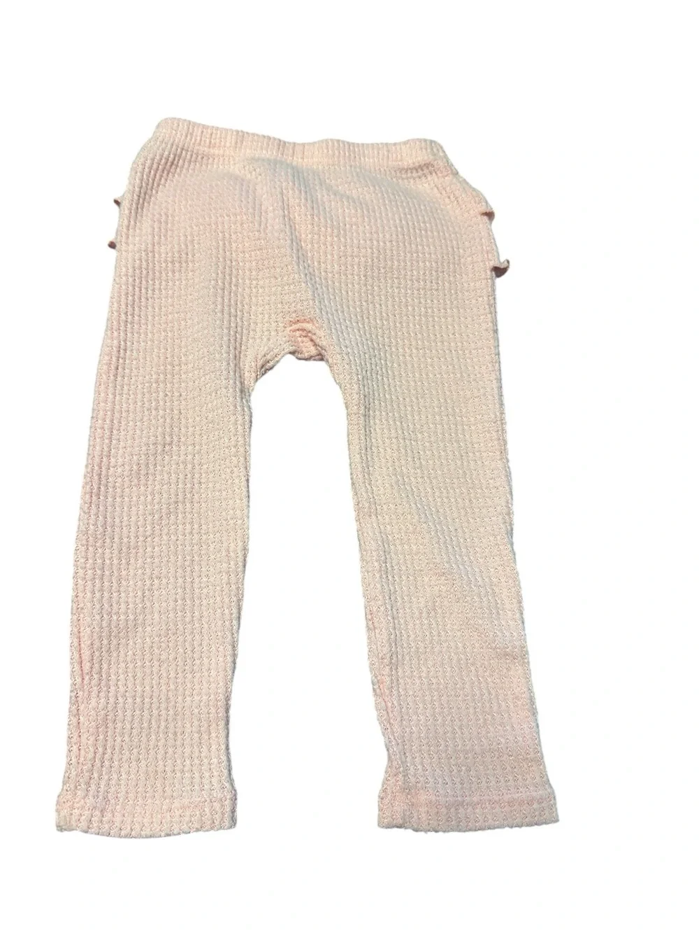 Okie Dokie Hello Pumpkin Waffle Knit 2-Piece Set Pink 18M